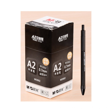 M &amp; G 0,7 mm Halbgegel-Ölkugel Stift Smooth-Schreiben Ball Stift für die Schule Schreiben